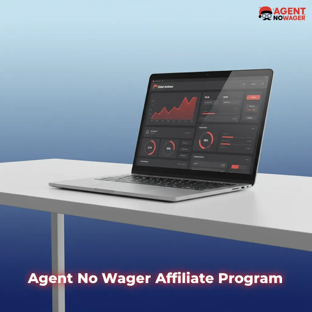 Agent No Wager Affiliate Program: UK-focused affiliates earn performance commissions with stats, tracking links & creatives