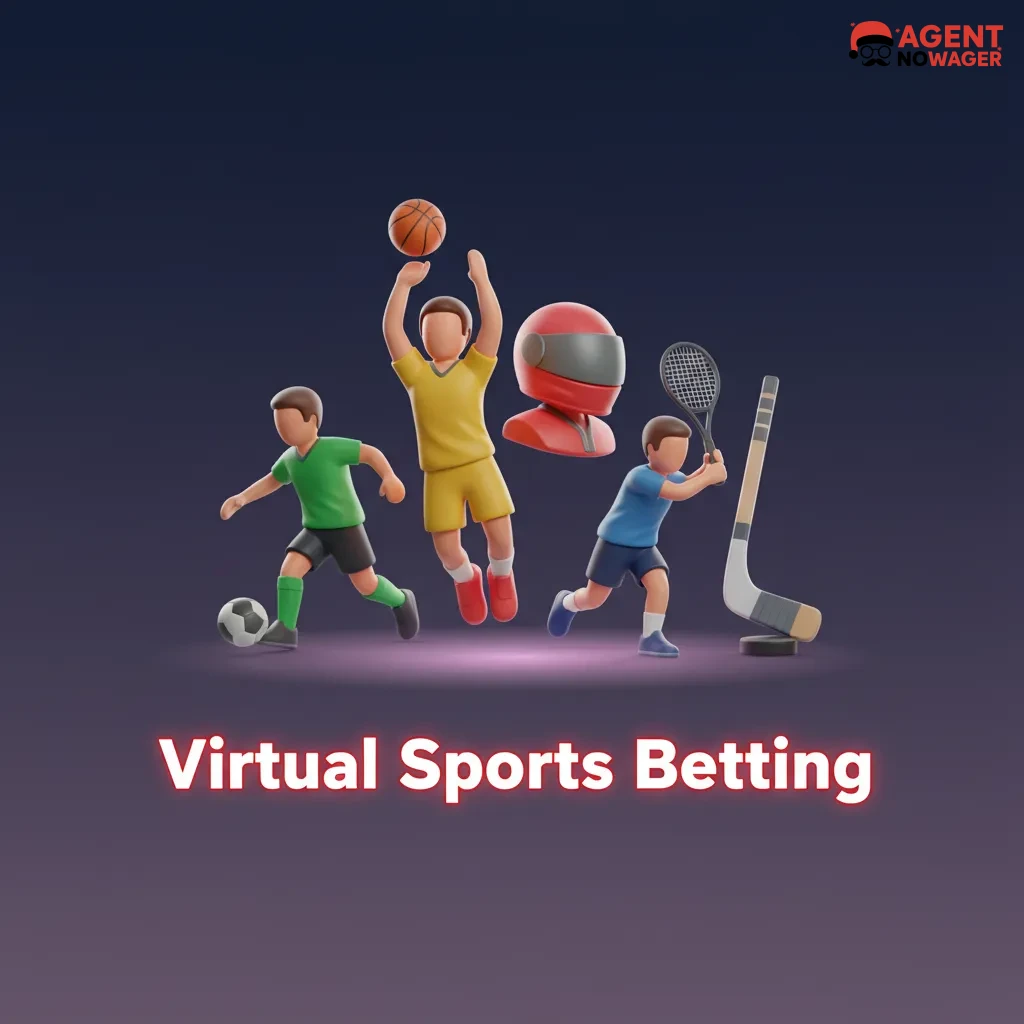 Virtual sports betting screen with 24/7 RNG events—football, horse racing, greyhounds, basketball; quick results.